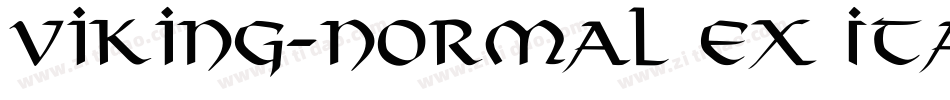 Viking-Normal Ex Italic字体转换